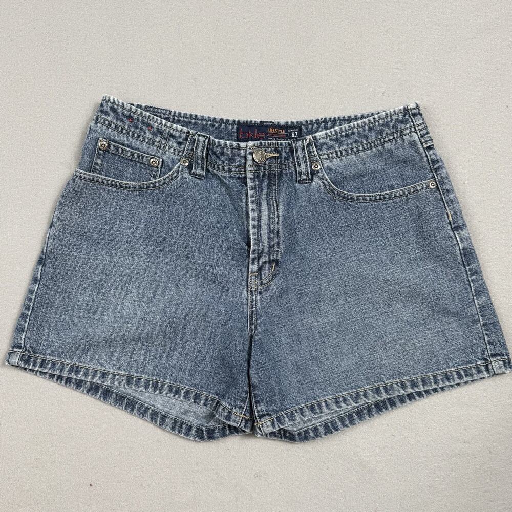 BKE Denim Courtney Shorts Womens 29 Blue Mid Rise Cotton Classic Jean Short Boho